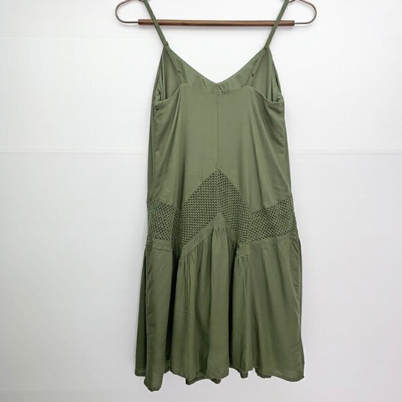 Wonderly Summer Dress Size XS Dessert Dreamer Embroidered Green Adjustable Strap - Picture 8 of 8
